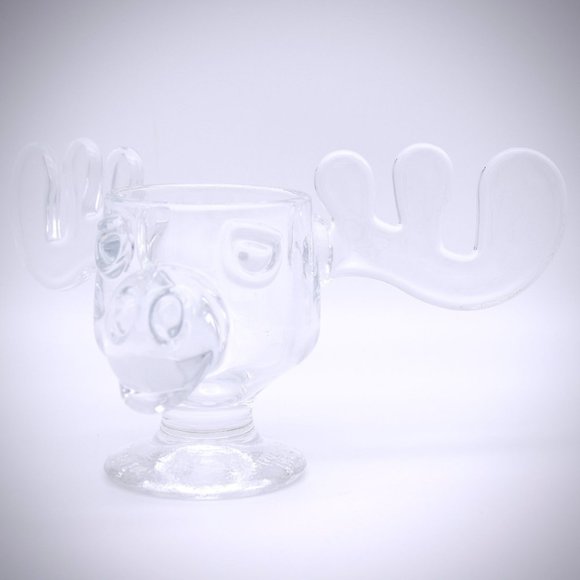 National Lampoons Christmas Vacation Glass Moose Mug Clark Griswold Clear WB - Picture 3 of 9